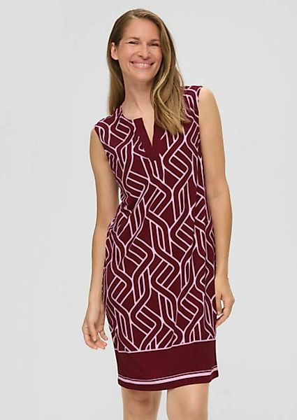 s.Oliver BLACK LABEL Minikleid Luftiges Jerseykleid mit Print günstig online kaufen