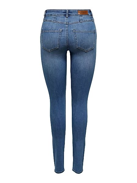 ONLY Skinny-fit-Jeans ONLWAUW HW DOU BUT CUT SKINNY DNM EXT günstig online kaufen