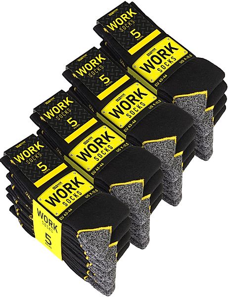 BRUBAKER Arbeitssocken für Herren - WORK Socken für optimalen Schutz in Arb günstig online kaufen