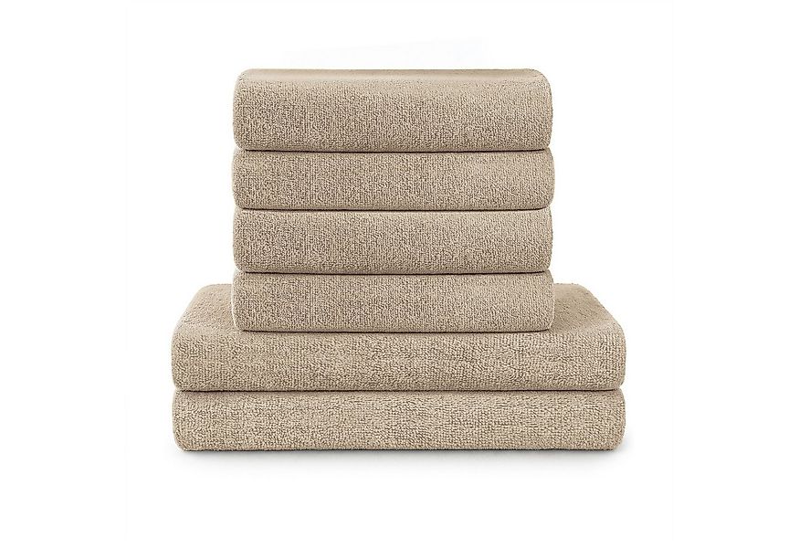 Blumtal Handtuch Set Premium 4 oder 6-TLG. Frottier Set - 100% Baumwolle, F günstig online kaufen