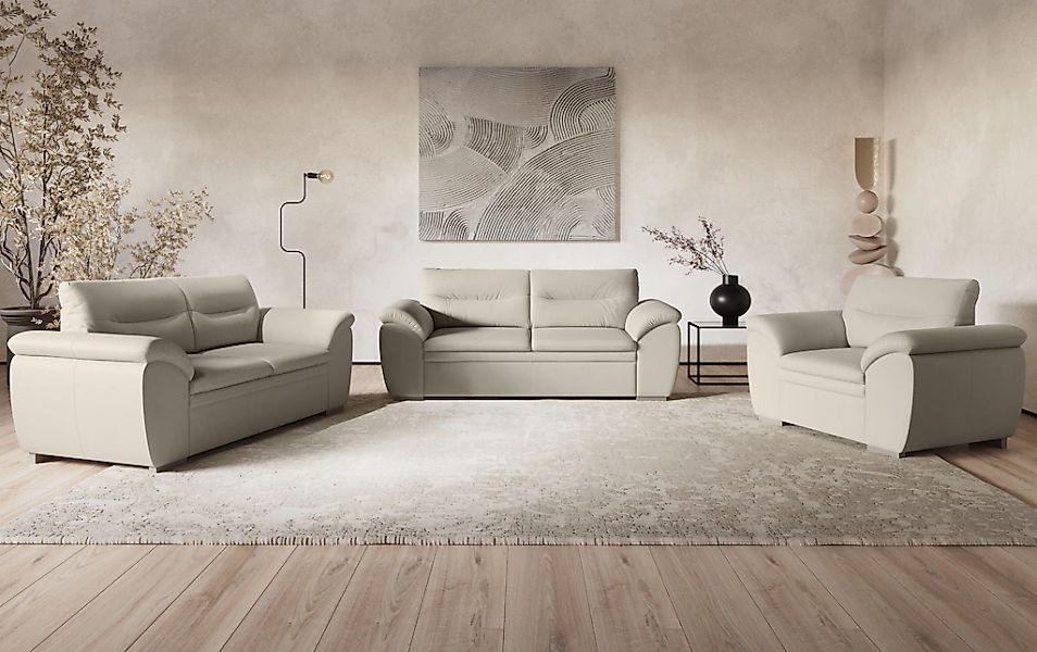 COTTA Polstergarnitur "Leandra", Set bestehend aus: 2-Sitzer & 2,5-Sitzer günstig online kaufen