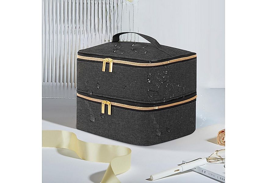 Youyijia Aufbewahrungsbox Nagellack-Organizer-Tasche, Doppelschicht Nagella günstig online kaufen