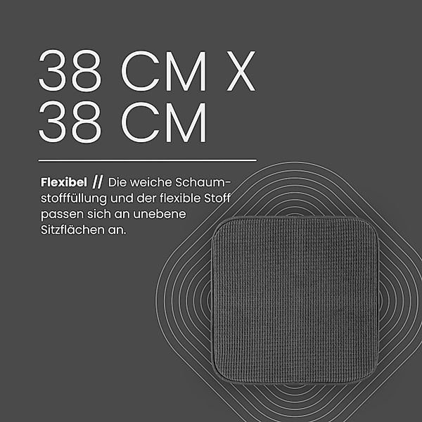 Bestlivings Stuhlkissen Struktur 38x38 cm – günstig online kaufen