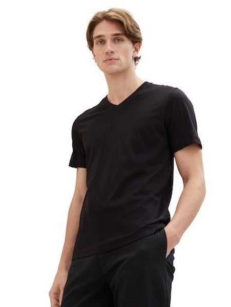 TOM TAILOR T-Shirt mit V-Ausschnitt günstig online kaufen