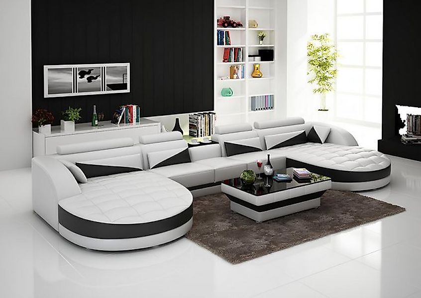 Xlmoebel Ecksofa Modernes Design Ledersofa Ecksitzgarnitur Wohnlandschaft C günstig online kaufen