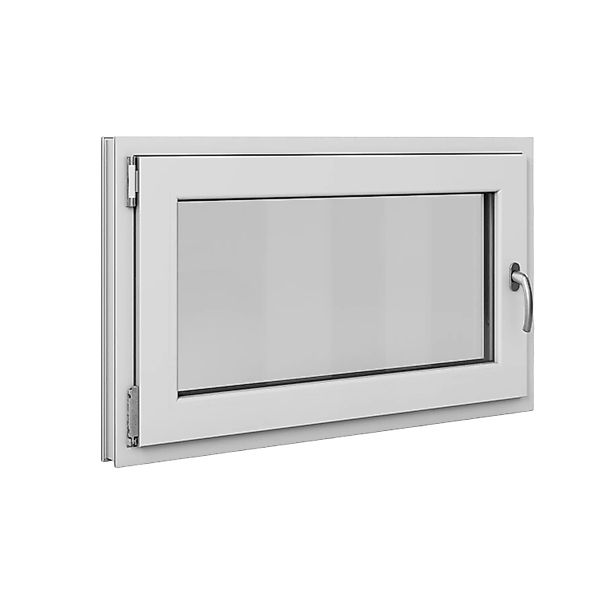 Roro Fenster Basic Kunststoff-Profil Weiß 100 cm x 60 cm DIN L günstig online kaufen