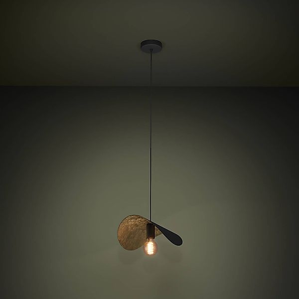 EGLO Stars Of Light Hängeleuchte Saceda L. 41cm schwarz/gold günstig online kaufen
