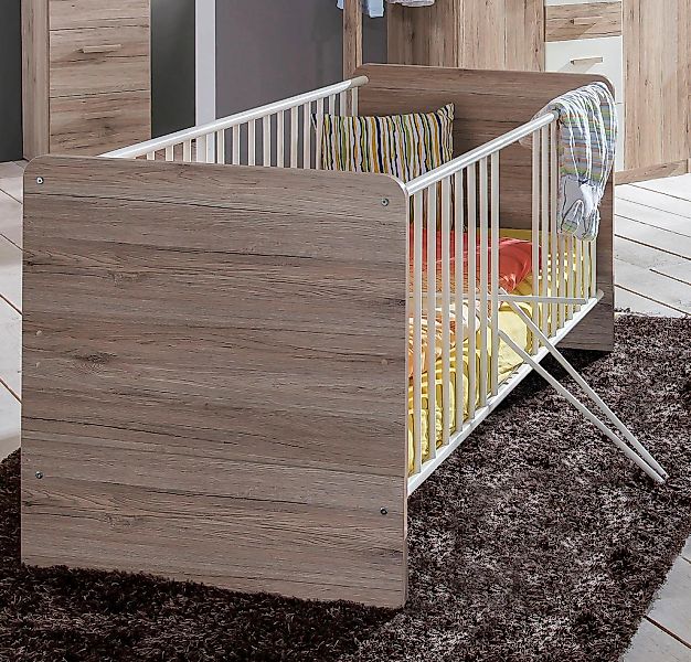 Wimex Babyzimmer-Komplettset "Bergamo", (Set, 3 tlg.), Bett + Wickelkommode günstig online kaufen