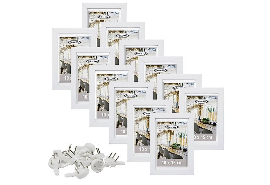 Close Up Bilderrahmen BilderrahmenSet 10 x 15 cm weiß, 12 Stück günstig online kaufen