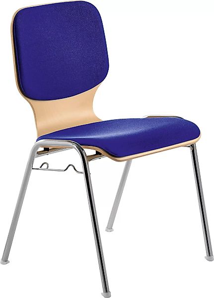 Mayer Sitzmöbel Besucherstuhl »2116«, Struktur (100% Polyester), Stapelstuh günstig online kaufen