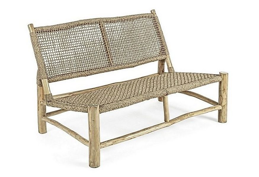 Natur24 Sofa Sofa Lampok 120x79x72cm Teakholz Sofa Couch Polster günstig online kaufen