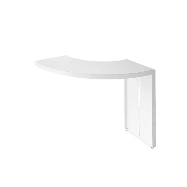 la palma - Panco Eckelement 106-108cm - weiß/Tischplatte Laminat 0,9/LxBxH günstig online kaufen