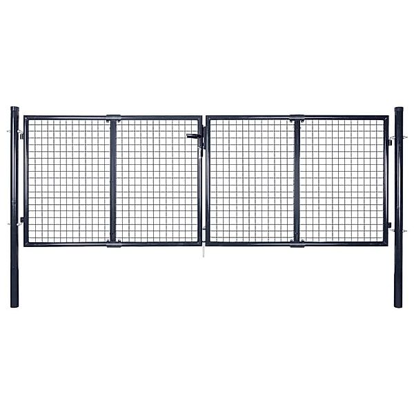 vidaXL Gartentor Mesh-Gartentor Verzinkter Stahl 289 günstig online kaufen