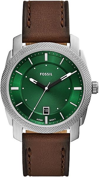 Fossil Quarzuhr MACHINE FS6085, Armbanduhr, Herrenuhr, Lederarmband, analog günstig online kaufen