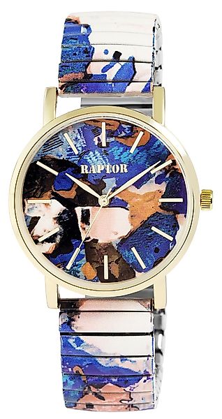 Raptor Quarzuhr Colorful Edition mit Edelstahlzugarmband, günstig online kaufen