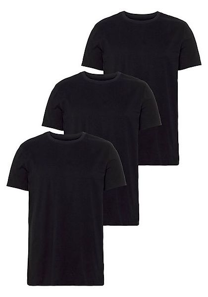 AJC T-Shirt (3er-Pack) lockere Passform, Basic-Stil günstig online kaufen