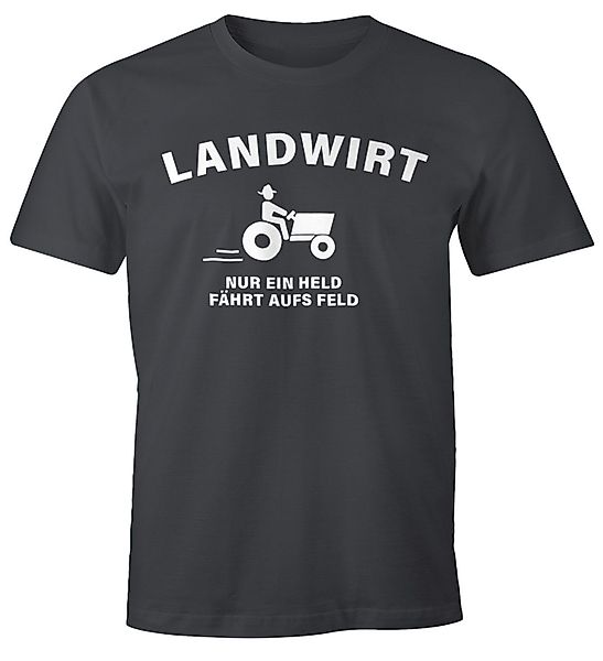 MoonWorks Print-Shirt Landwirt nur ein held günstig online kaufen