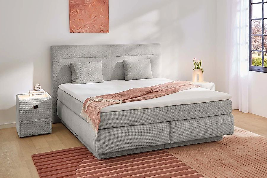 Jockenhöfer Gruppe Boxspringbett "Simone, inklusive großem Stauraum/Bettkas günstig online kaufen