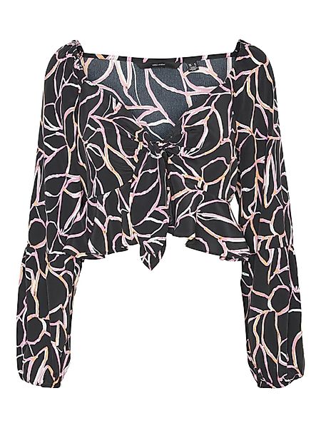Vero Moda Langarmbluse NYA (1-tlg) Drapiert/gerafft günstig online kaufen