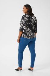 KAFFE Curve Kurzarmbluse Kurzarm-Bluse KCmona Große günstig online kaufen