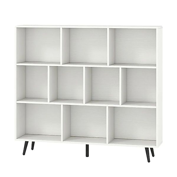 Costway Bücherregal 107 cm Holz 3 Ebenen 120 cm günstig online kaufen