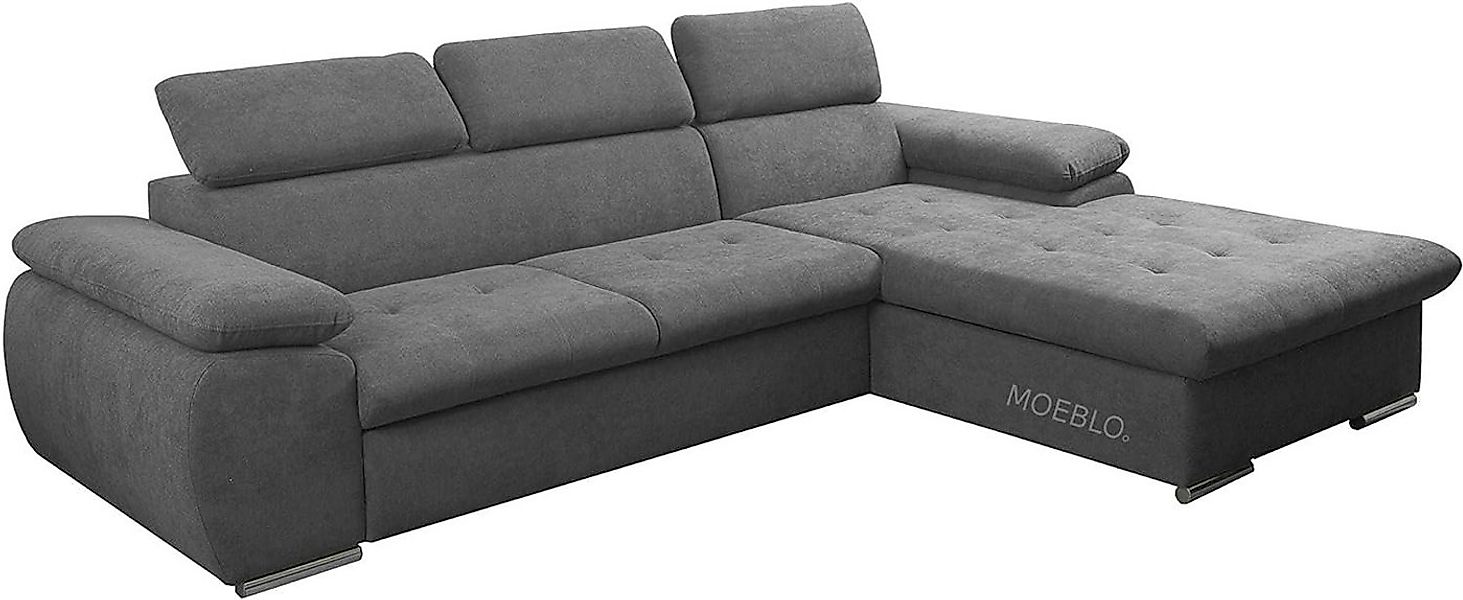 MOEBLO Ecksofa Nilux, Sofa Couch L-Form Polsterecke für Wohnzimmer, Schlafs günstig online kaufen