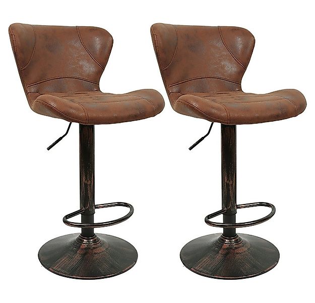 JEOBEST Barhocker Küchenstühle Barstuhl Retro Bistrohocker Höhenverstellbar günstig online kaufen