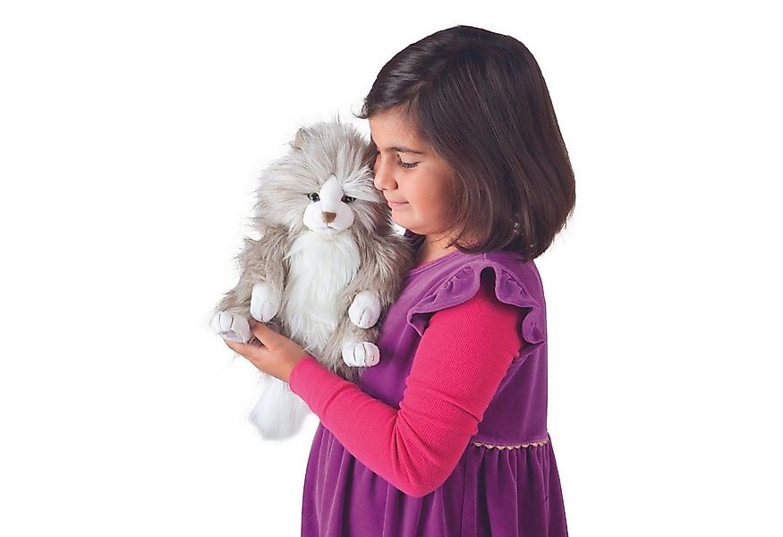 Folkmanis Handpuppen Handpuppe Folkmanis Katze pummelig günstig online kaufen
