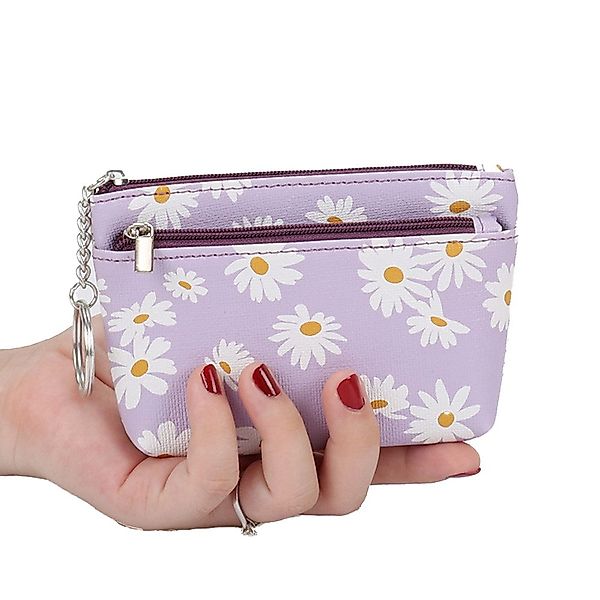 Coonoor Mini Geldbörse kleine Münzgeldbörsen Damen Geldbörsen mit Schlüssel günstig online kaufen