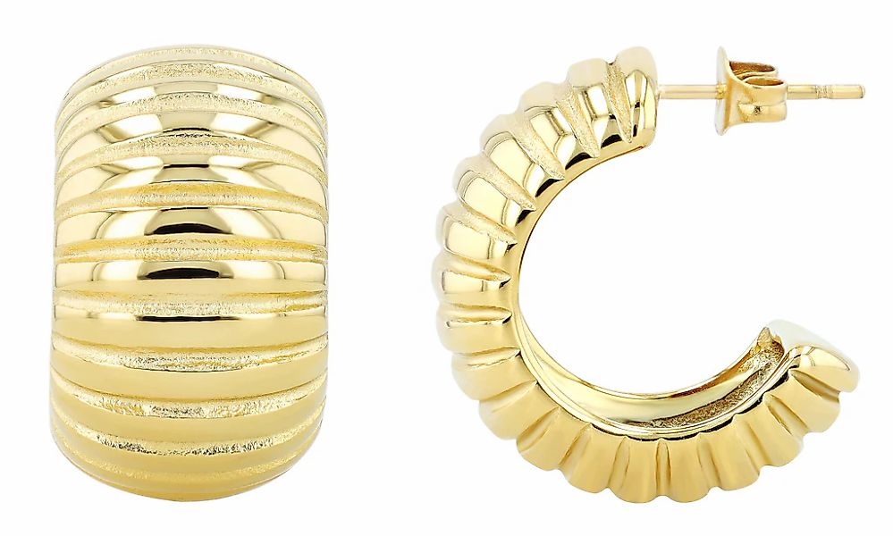 Adelia´s Paar Creolen "Damen Ohrringe – Creole aus Edelstahl" Eine schöne G günstig online kaufen