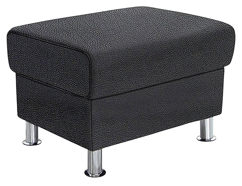 TRENDMANUFAKTUR Hocker »Rondo, Polsterhocker zur Serie, Breite 67 cm, Füße günstig online kaufen