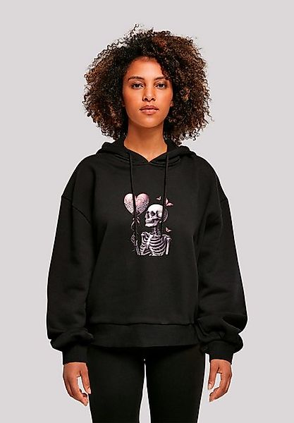 F4NT4STIC Sweatshirt Skelett hält Herzballon Premium Qualität günstig online kaufen