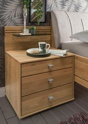 WIEMANN Nachtkonsole "Kiruna, Eiche teilmassiv, Made in Germany, mit Soft-C günstig online kaufen