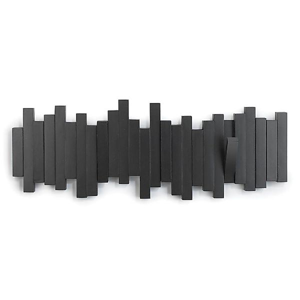 Umbra Garderobenhaken Stäbchen, aus Kunststoff, Schwarz, günstig online kaufen