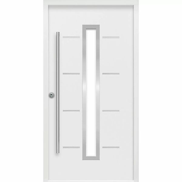 Sicherheits-Haustür ThermoSpace Milano Prime RC2 Komfort Weiß 100 x 210 cm günstig online kaufen