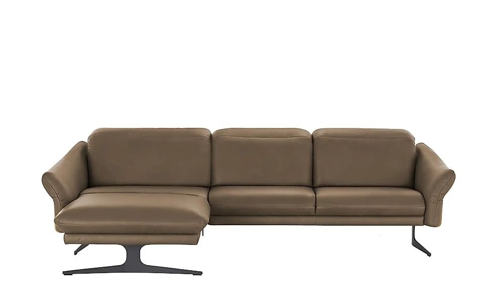 himolla Ecksofa aus Echtleder 1059 ¦ braun ¦ Maße (cm): B: 284 H: 83 T: 179 günstig online kaufen