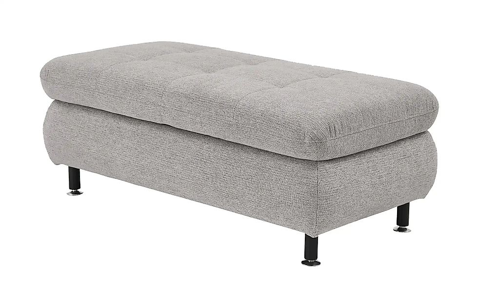 Lounge Collection Polsterhocker  Liora ¦ grau ¦ Maße (cm): B: 129 H: 47 T: günstig online kaufen