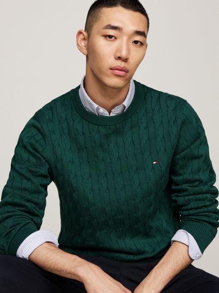 Tommy Hilfiger Strickpullover CLASSIC CABLE CREW günstig online kaufen