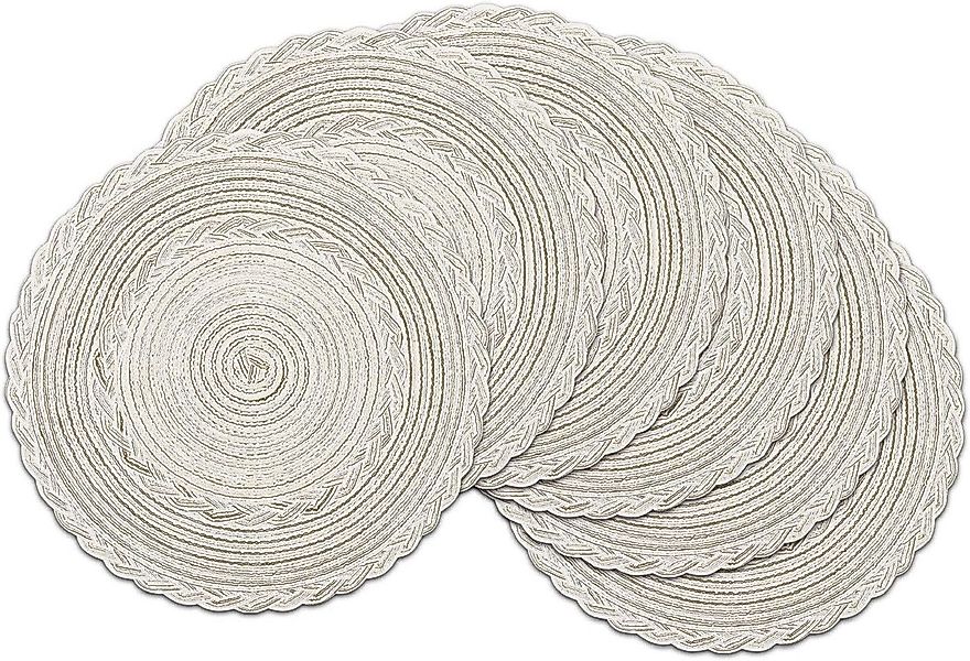 BYSURE Platzset, (6-St), 6er Set Runde günstig online kaufen