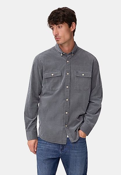 camel active Langarmhemd mit aufgesetzten Taschen Langarm Kentkragen Kentkr günstig online kaufen