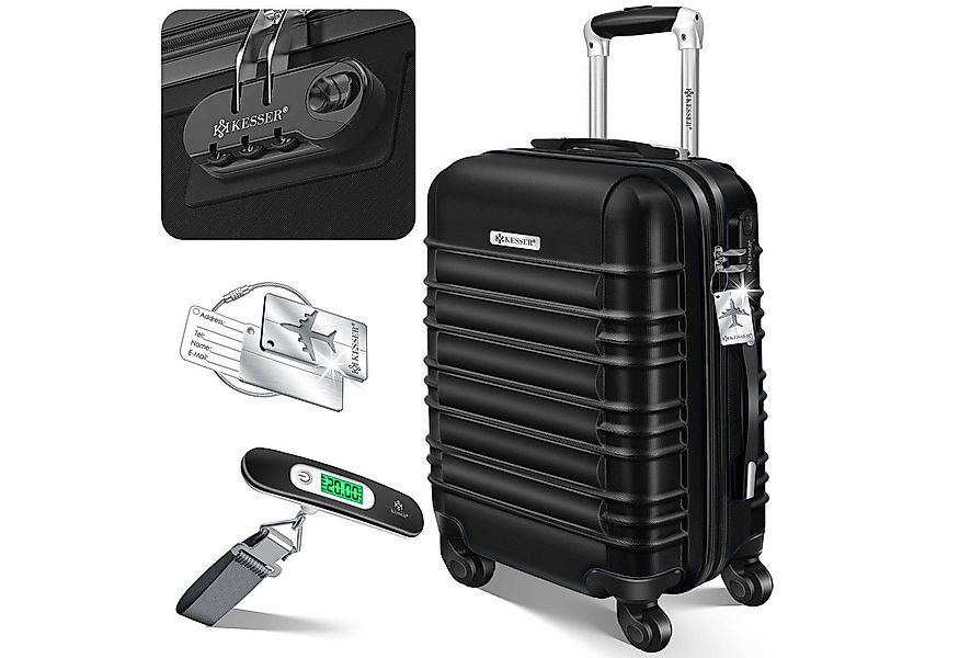 KESSER Hartschalen-Trolley Reisekoffer Handgepäck 55L Koffer Inkl. Kofferwa günstig online kaufen