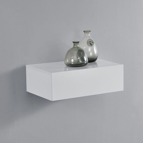 en.casa Nachtschrank »Oslo« Wandboard mit Schublade günstig online kaufen