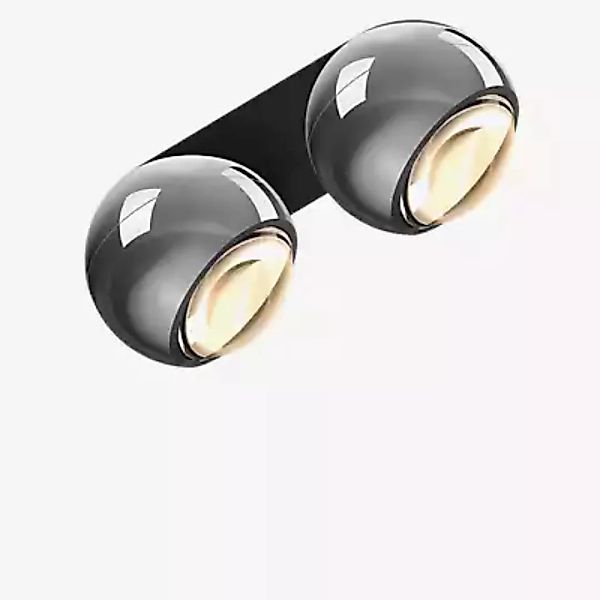 Occhio Io Giro Doppio Volt C Strahler LED, Kopf chrom glänzend/Baldachin sc günstig online kaufen