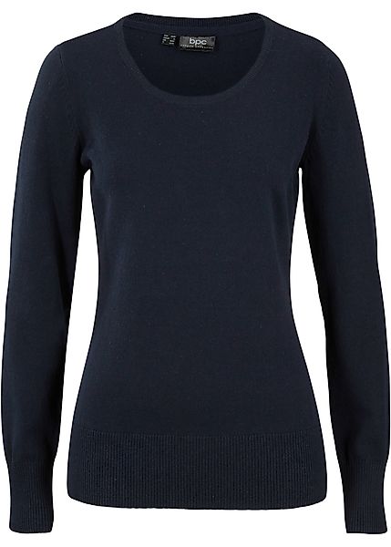 Basic Pullover mit recycelter Baumwolle günstig online kaufen
