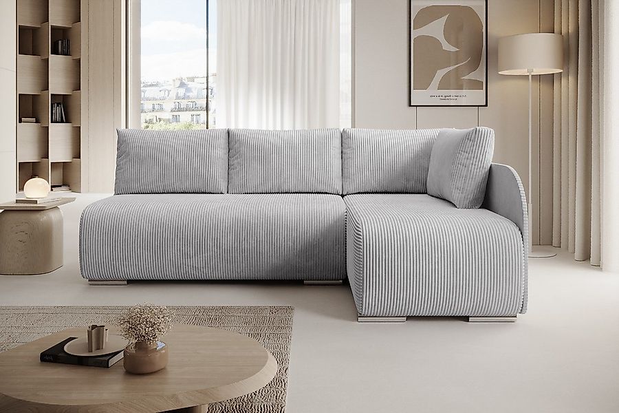 PROMETO Möbel Ecksofa Sofa mit Schlaffunktion, günstig online kaufen