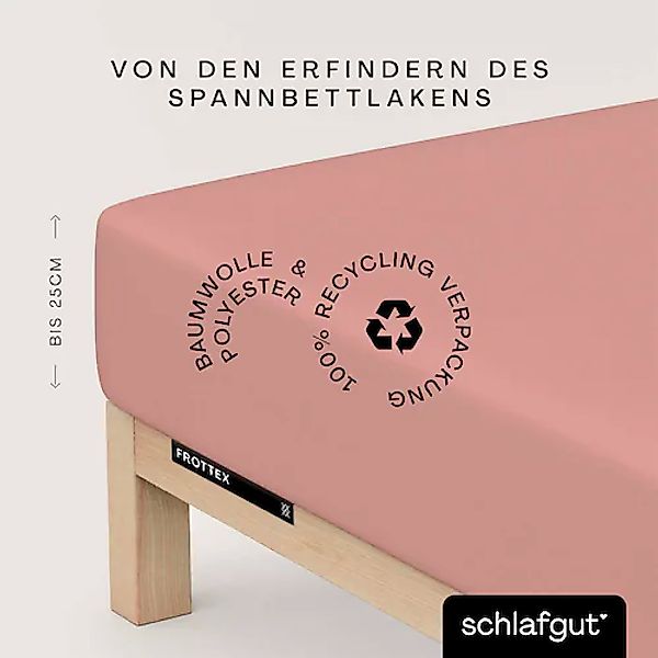 Schlafgut Bettlaken »Frottex Spannbettlaken«, MADE IN GREEN by OEKO-TEX® günstig online kaufen