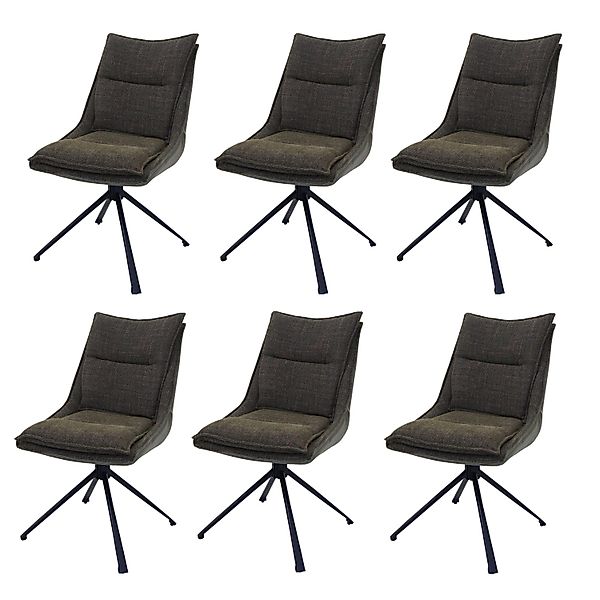 MCW Esszimmerstuhl N71 6er-Set Grün günstig online kaufen