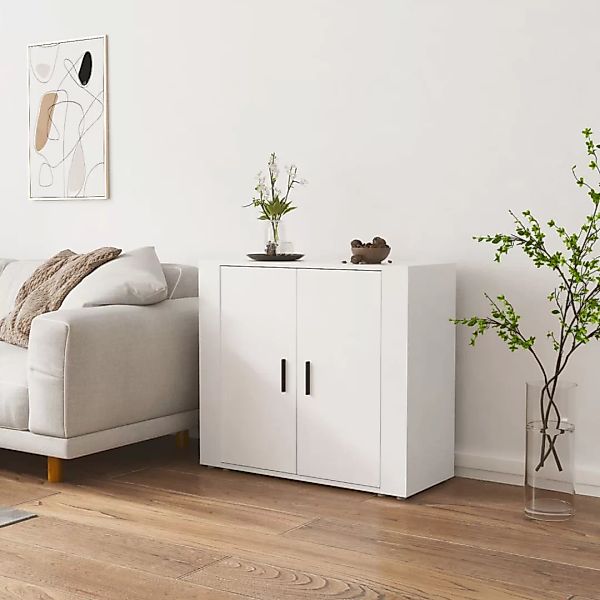 Vidaxl Sideboard Weiß 80x33x70 Cm Holzwerkstoff günstig online kaufen