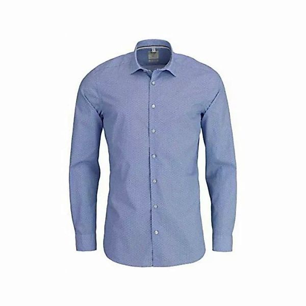OLYMP Langarmhemd blau slim fit (1-tlg) günstig online kaufen