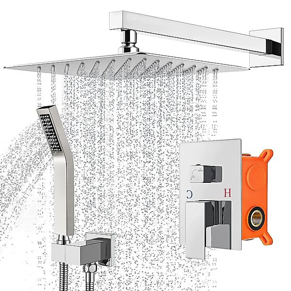 XERSEK Duschsystem Regendusche set Überkopfbrauseset Brauseset günstig online kaufen